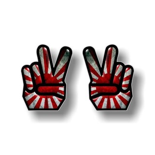 Decus Adesivo Grenade Peace Granate JDM - 13x9 Cm, Sottile E Resistente, Made In Germany, Colori Vari