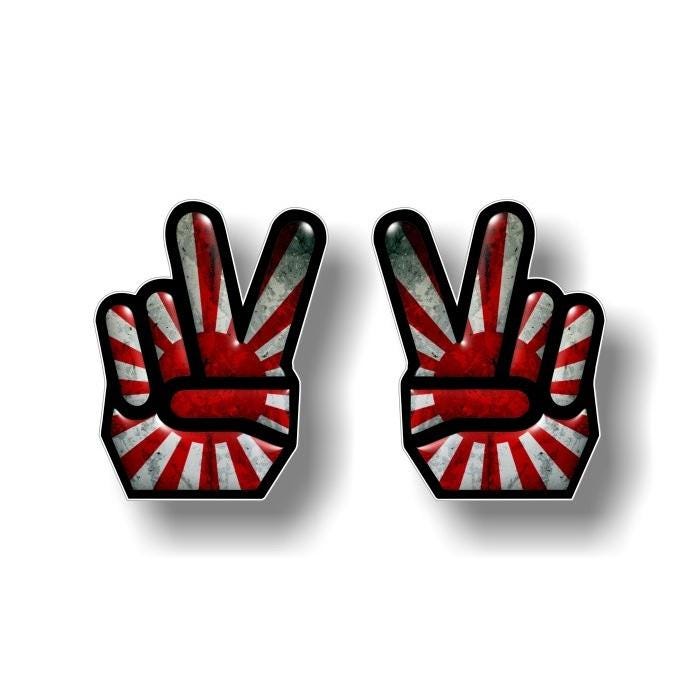 Decus Adesivo Grenade Peace Granate JDM - 13x9 Cm, Sottile E Resistente, Made In Germany, Colori Vari