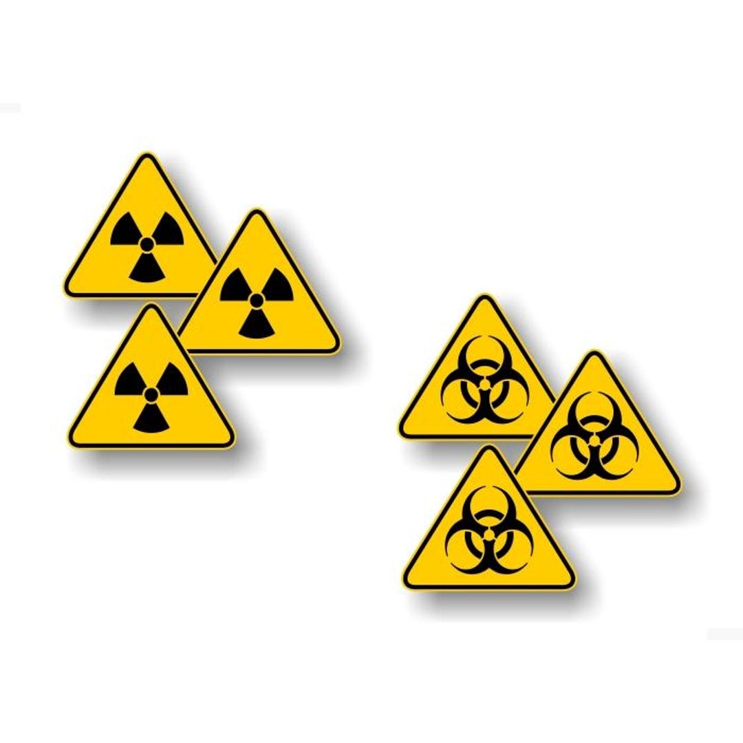 3 Warning RADIATION or BIO HAZARD 4