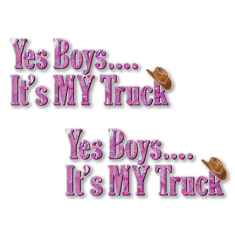 Girl Truck Decals - Etsy