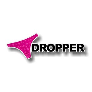 Panty Dropper 9&#39;&#39; VERSION 1 (V1) Vinyl Decal JDM Euro Drift Lowered Stance Illest Lowrider Racing EV Turbo Boost Car Truck Sticker