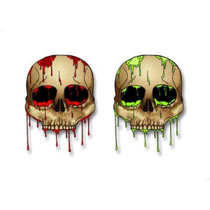 Kapiąca Krwawa Radiacja Czaszka Naklejki Wyścigowy Piekielny Hełm Armii Bluza Z Kapturem Walking Zombie Martwy Halloween Nawiedzony Dom Prop Czaszki Naklejki Winylowe