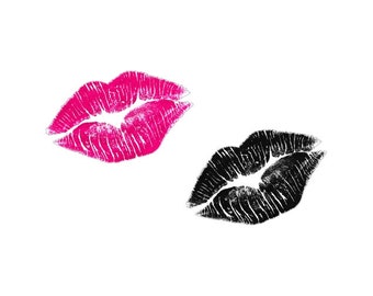 KISS Lips Lipstick Mark Kissing Pucker Up Vinyl Stickers Car Hot Lips Décalcomanies