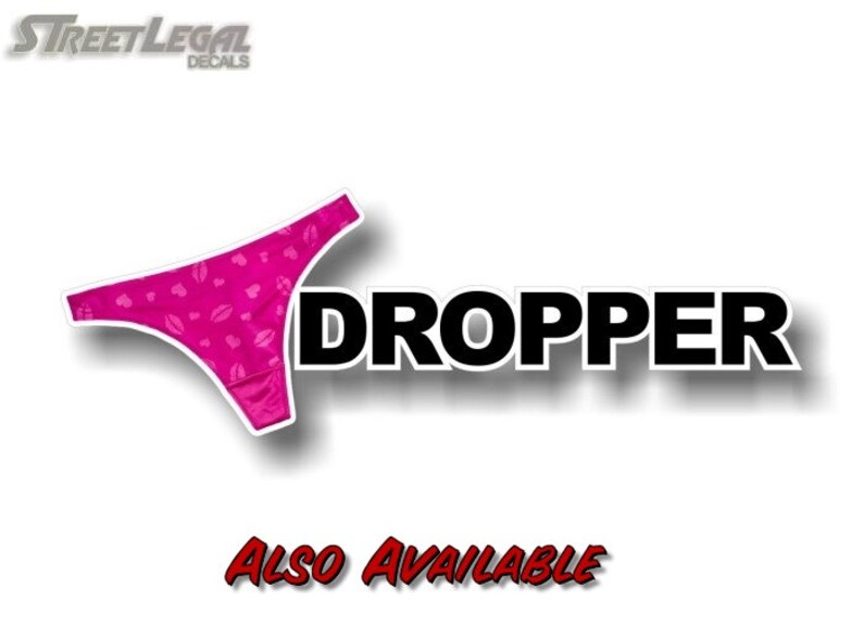 Panty Dropper 9 Version 2 V2 Vinyl Decal JDM Euro Etsy