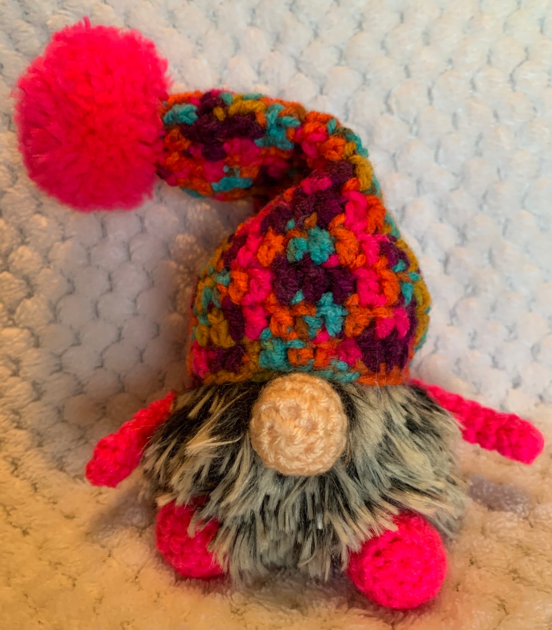Gonk/gnomes Bright Fun Gonk Crocheted Etsy