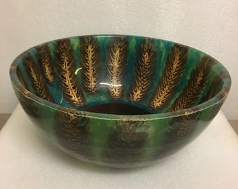Pine Cone resin Bowl