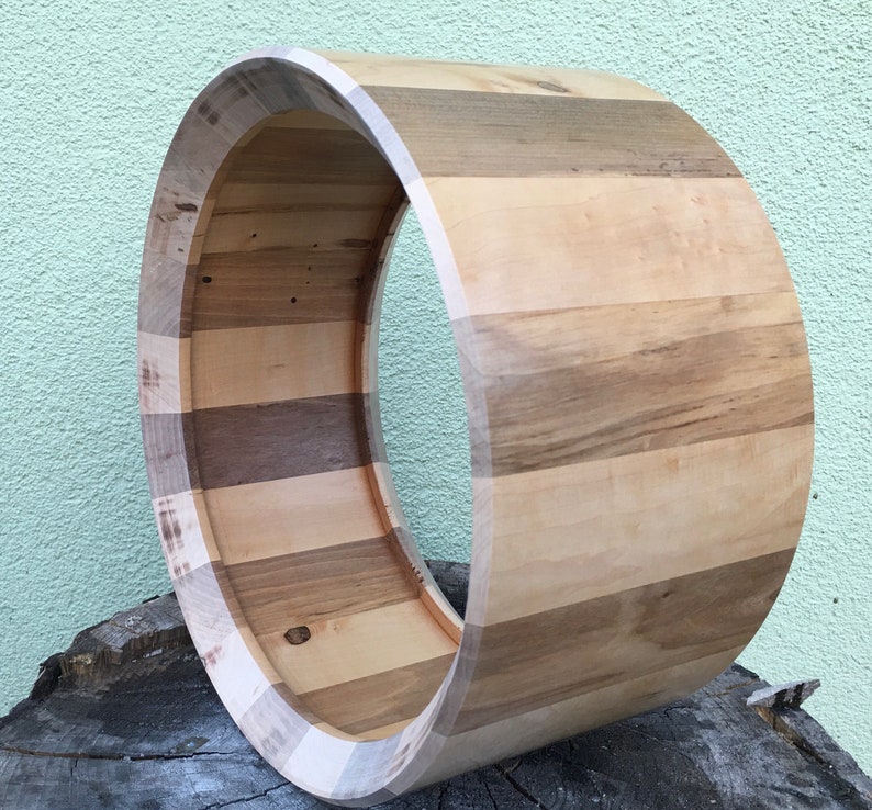 14 Stave Snare Drum Shell European walnut maple Etsy