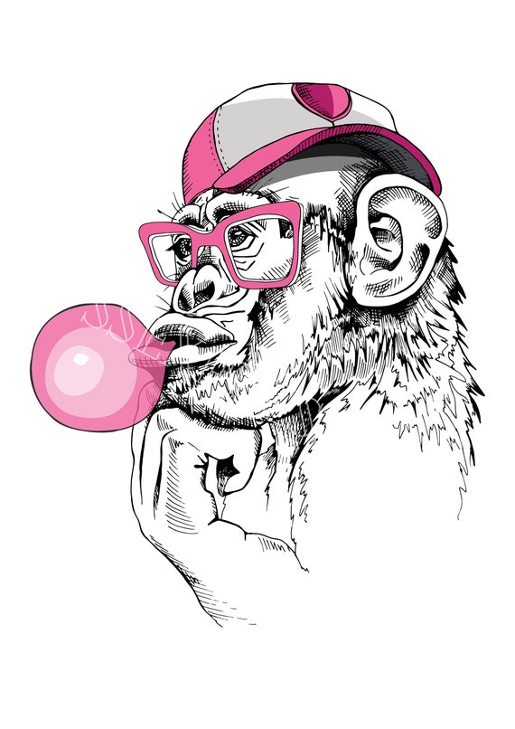 Cartoon, monkey, mammal, animals png