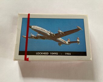 Jeu de cartes TWA Lockheed 1049G de 1955