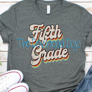5th Grade Shirt, Fifth Grade Shirt, Fifth Grade Teacher, 5th Grade SVG, Retro Shirt, Back to School SVG, First Day SVG, First Day Shirt