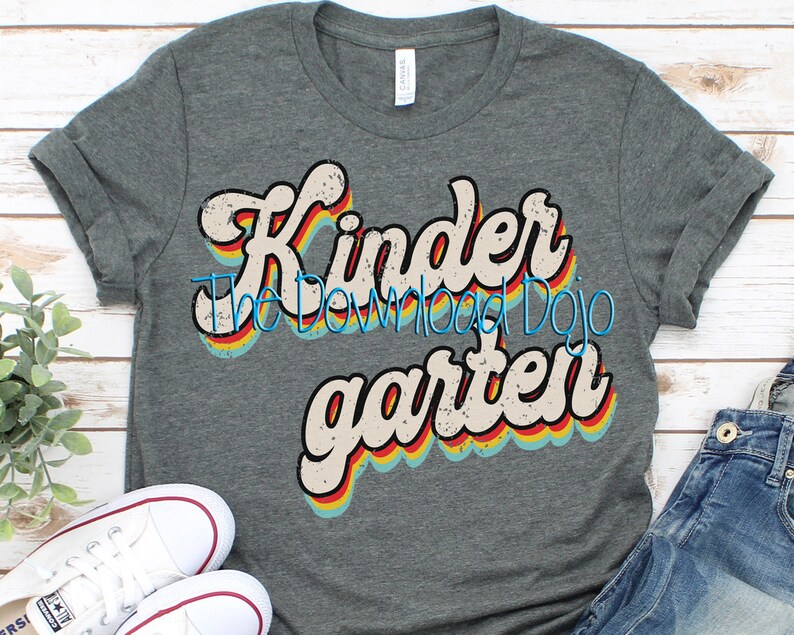 Download Kindergarten Shirt Kindergarten SVG Grade Level Retro | Etsy
