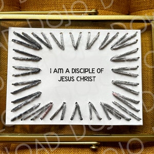 I am a Disciple of Jesus Christ, 2024 LDS Youth, Girls Camp Craft, Girl's Camp Craft, Christian Crafts for girl's camp activity, Crafting