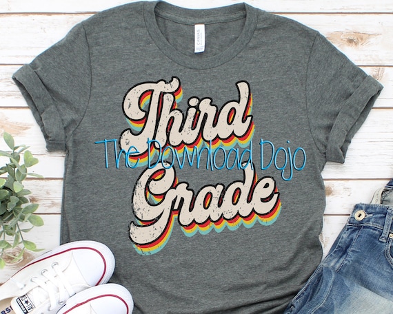 3rd Grade Shirt, Third Grade Shirt, Third Grade Teacher, 3rd Grade SVG, Retro Shirt, Back to School SVG, First Day SVG, First Day Shirt