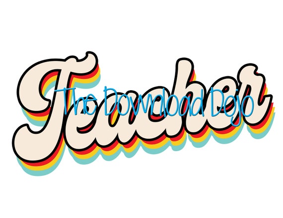 Download Teacher Shirt Teacher Shirt Download Teacher SVG Retro | Etsy