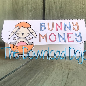 Bunny Money, Pasqua Carta di Denaro, Regalo di Pasqua, Pasqua, Regali del Cestino di Pasqua, Regali di Pasqua, Stampabile di Pasqua, Download istantaneo, Stampabile