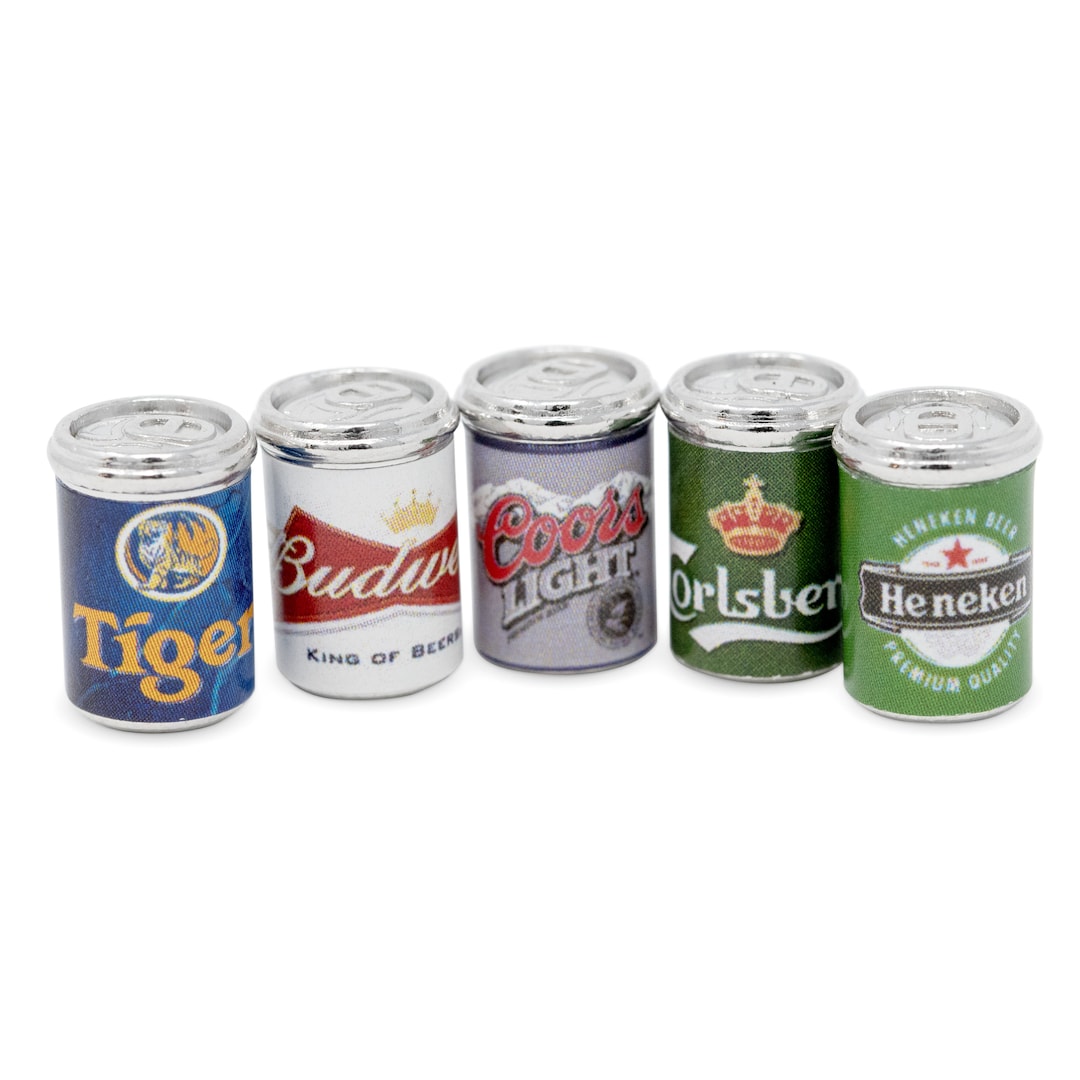 Dollhouse Beer Cans 1:12 Scale Miniature Beer Cans for Your Dollhouse ...