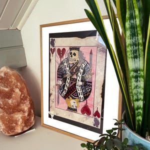 King of Hearts A3 print