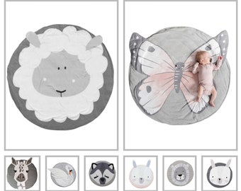 Soft Baby Animal Play Mat For Babies Nursery