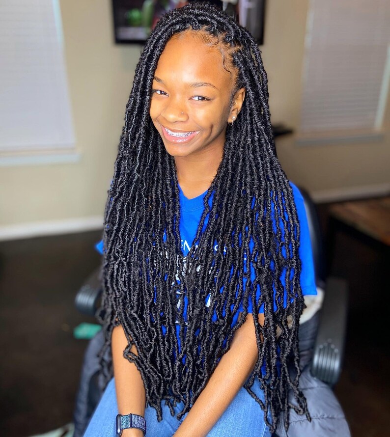 Soft Faux Locs Crochet Extensions ALL COLORS | Etsy