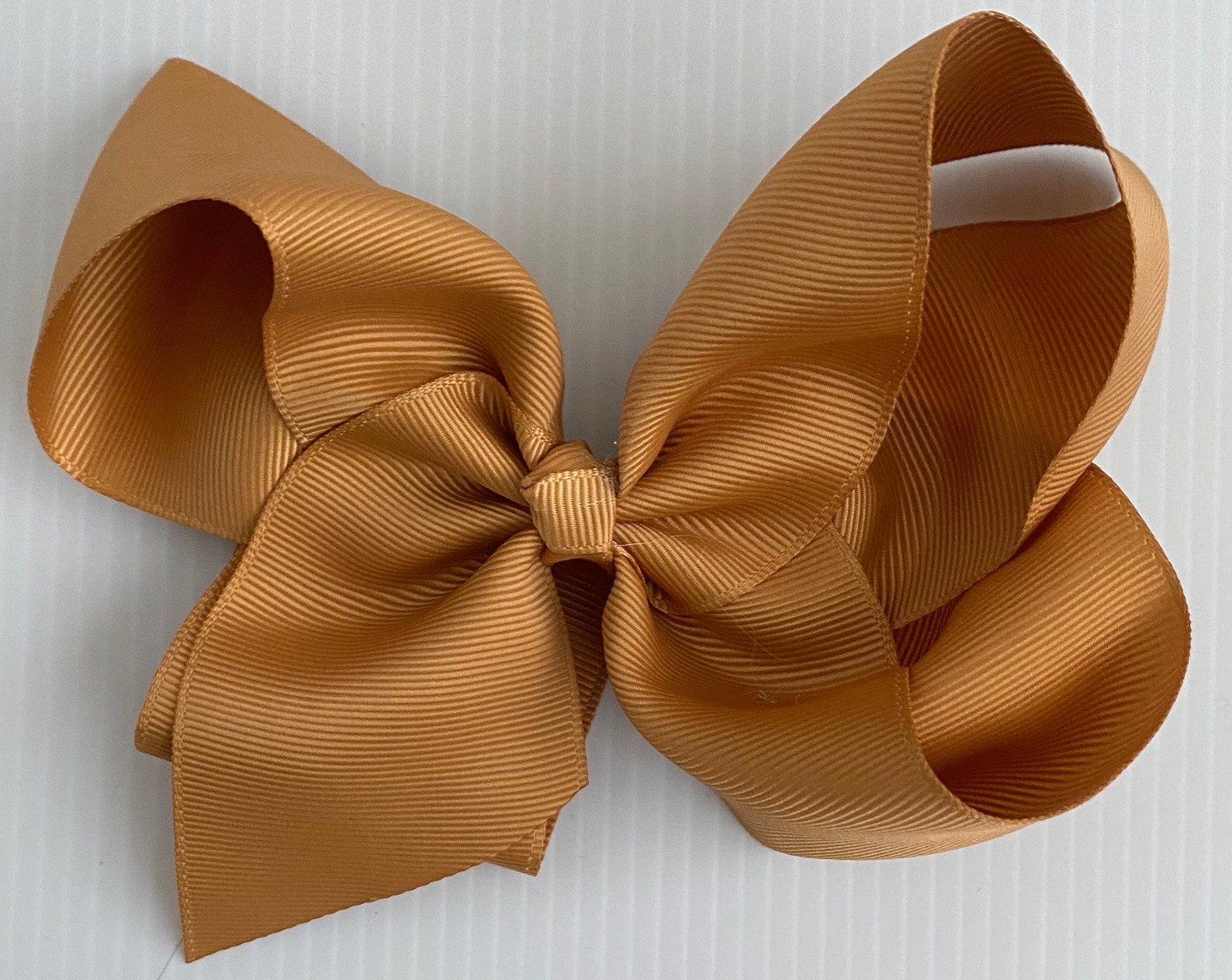 6 Inch Copper Hair Bow Bow With an Alligator Clip Large Etsy