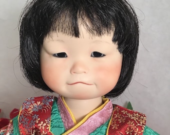 Yolonda Bello Jasmine Japanese Geisha  Costume Porcelain Doll