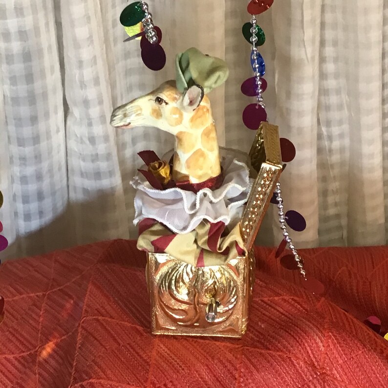 Katherines Collection Giraffe Music Box by Wayne Kleski Hand Etsy