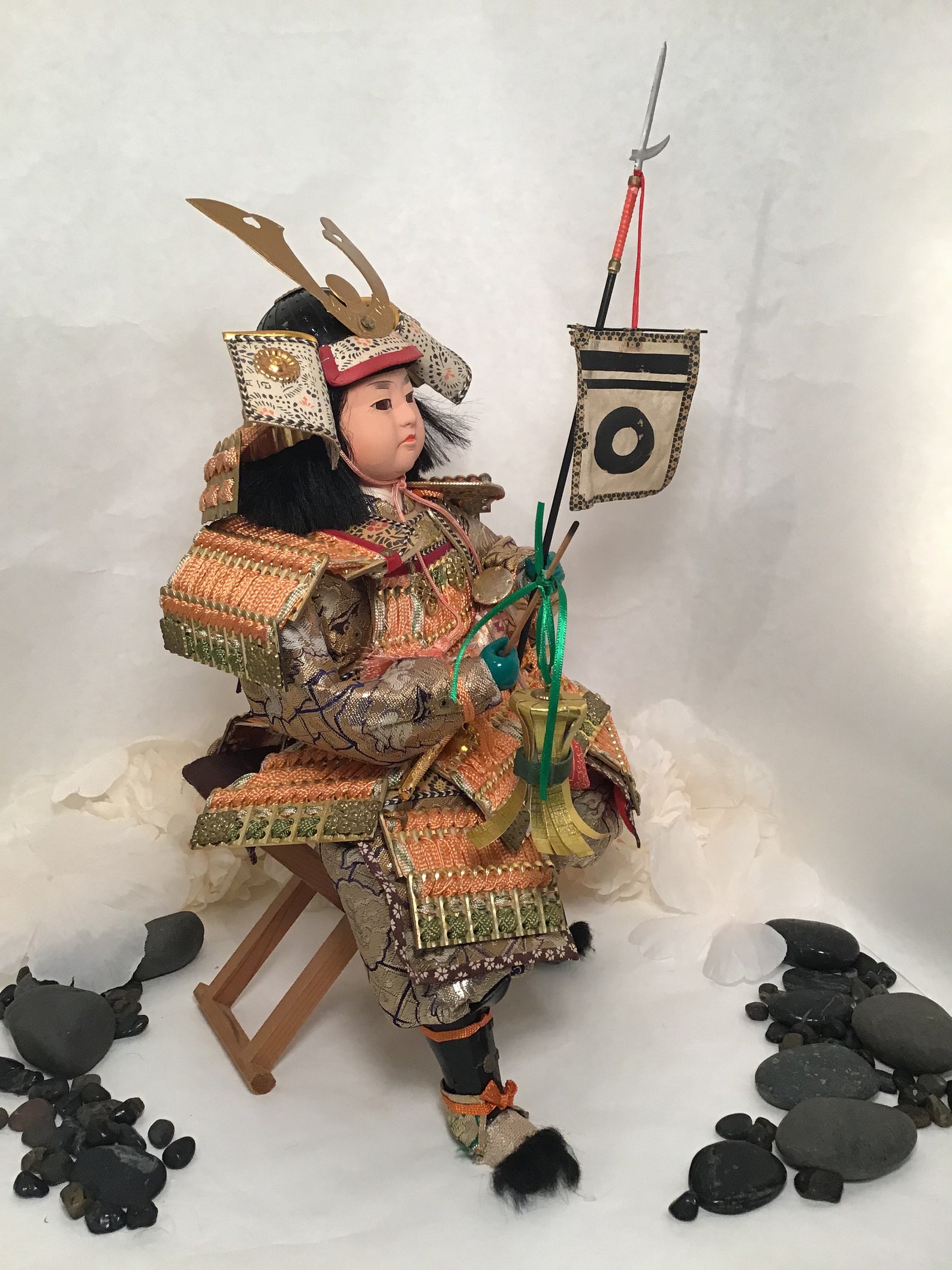 Vintage Japanese Samurai Shogun Doll 1950 Vintage Japanese Etsy