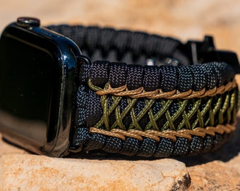 Apple Watch Laced Trilobite Tactical Paracord Band (Series 1 - 8 +Ultra) Apple Watch Accessories