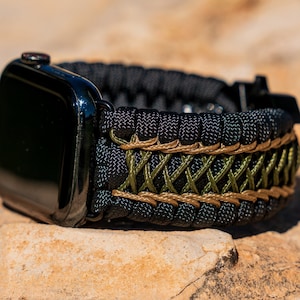 Apple Watch Laced Trilobite Tactical Paracord Band (Series 1 - 8 +Ultra) Apple Watch Accessories