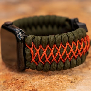 Apple Watch Laced Trilobite Tactical Paracord Band (Series 1 - 8 +Ultra) Apple Watch Accessories