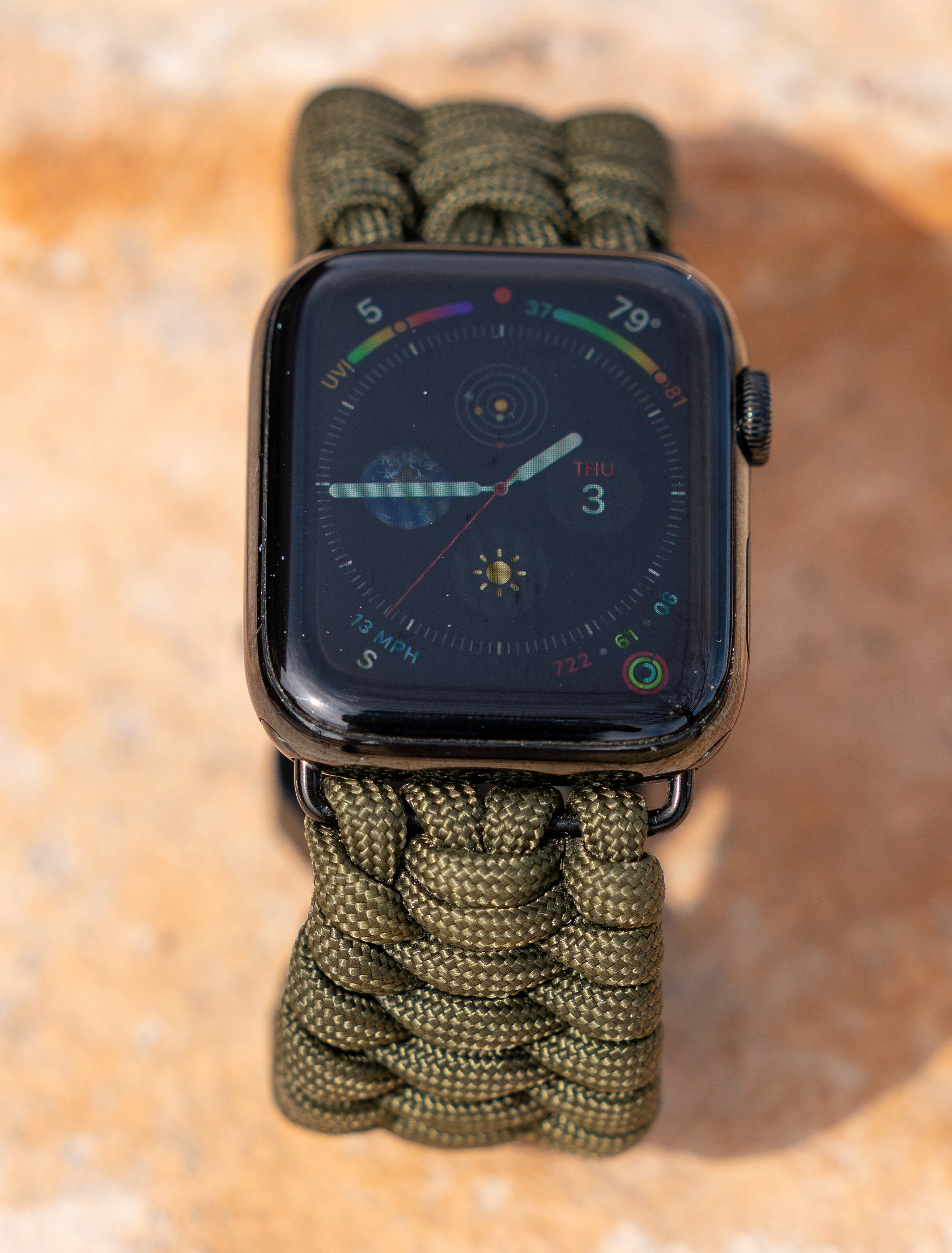 Apple Watch Band Tactical Trilobite Paracord series 1 7 Etsy
