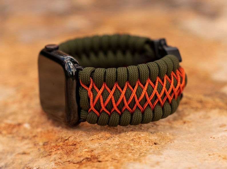 Apple Watch Laced Trilobite Tactical Paracord Band series 1 Etsy