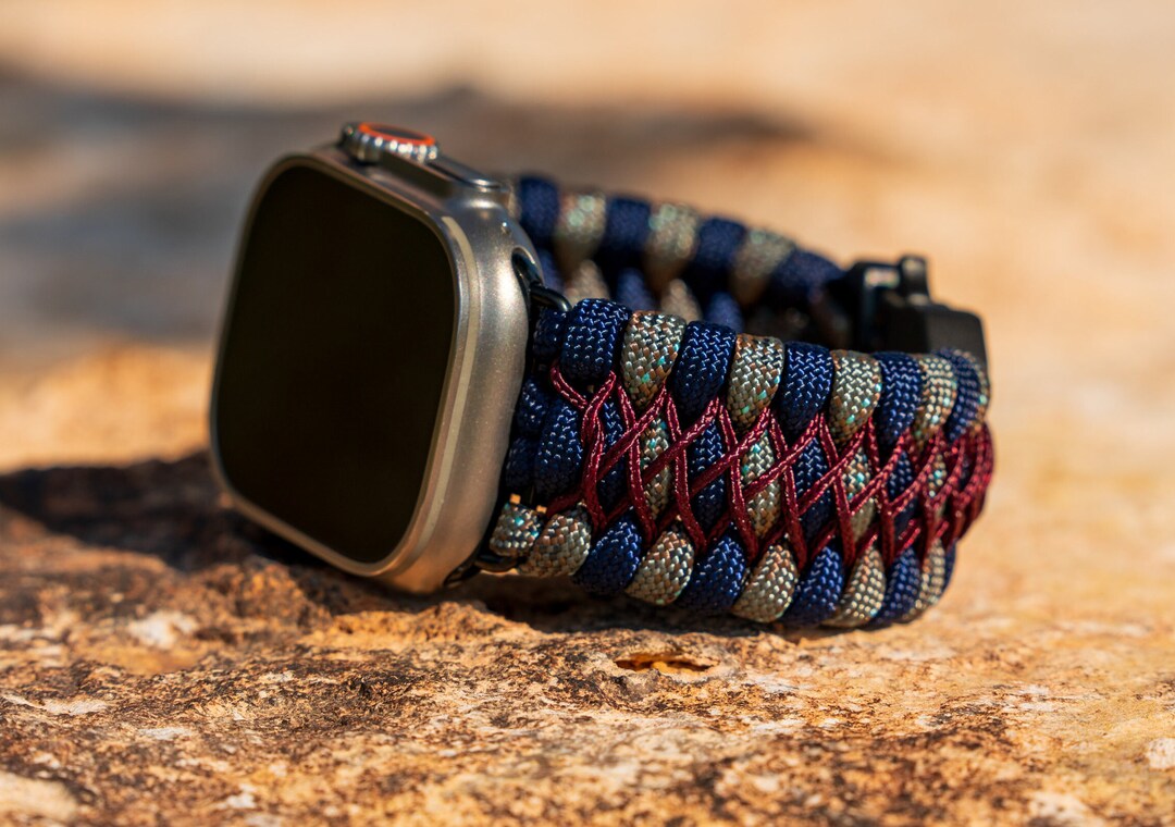 Apple Watch Laced Trilobite Tactical Paracord Band series 1 8 ultra
