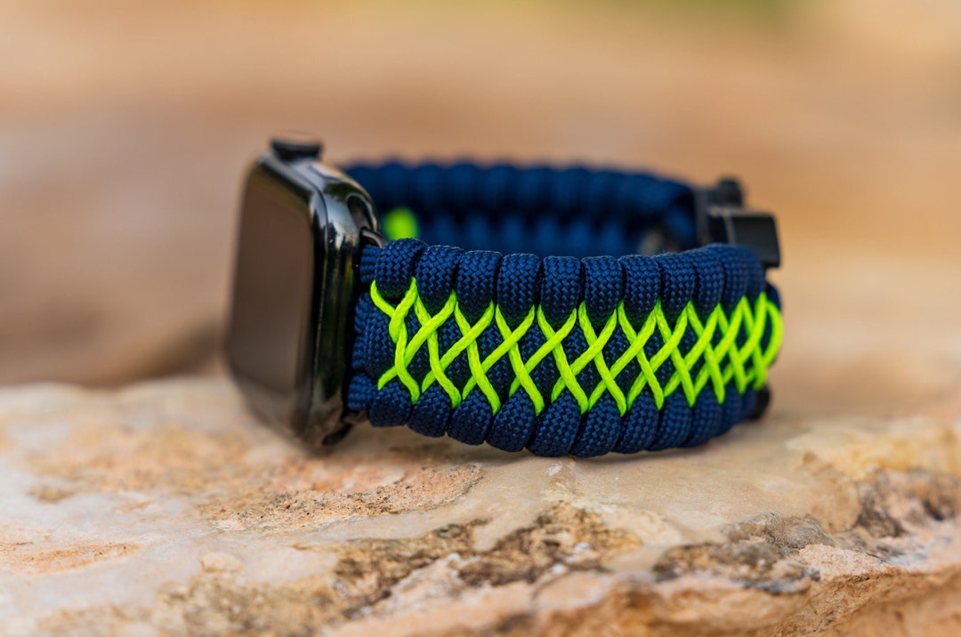 Apple Watch Laced Trilobite Tactical Paracord Band series 1 8 ultra