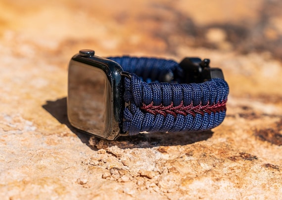 Apple Watch Laced Rugged Tactical Paracord Band series 1 8 ultra Apple  Watch Accessories 