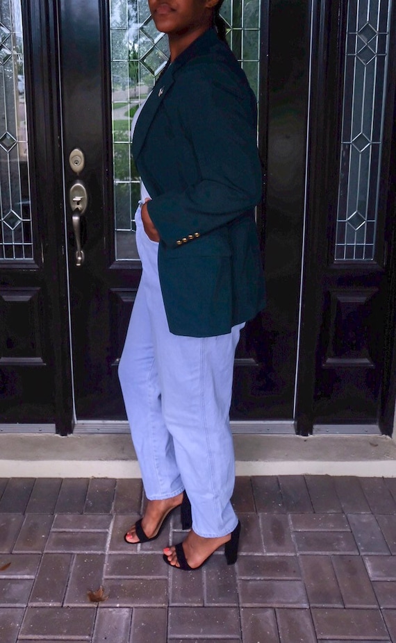 Green Oversized Blazer