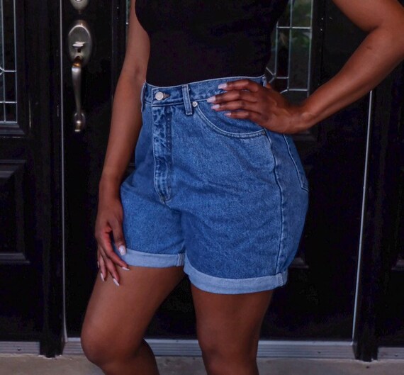 High Waist Denim Shorts
