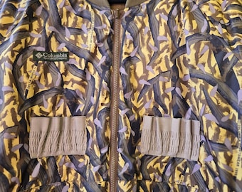 Vintage 90's Columbia Delta Marsh 1995 Men's L Camouflage Hunting Reversible Jac