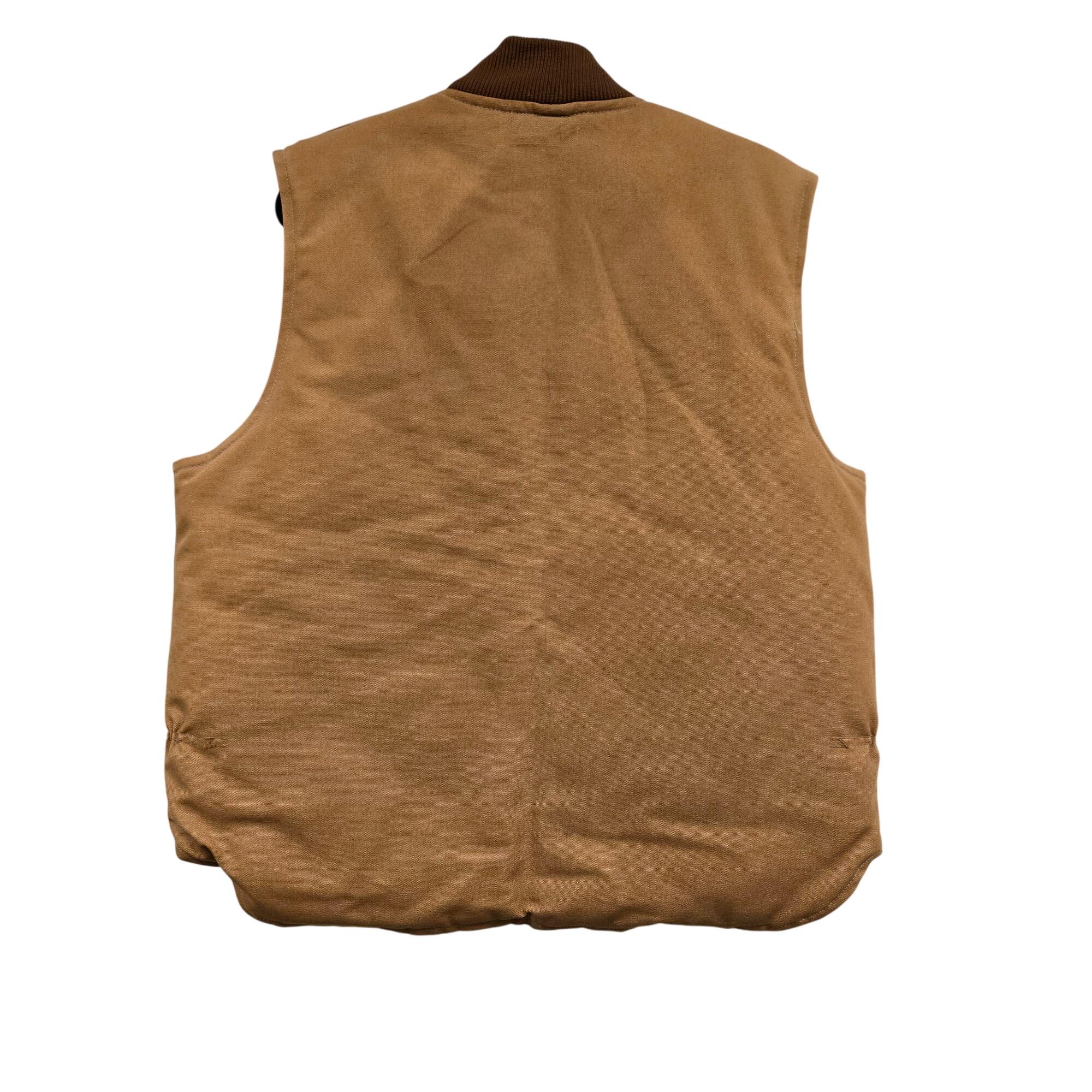 VINTAGE  USA製　Carhartt Duck Work Vest Carhartt Original Duck Vest - Custom Embroidery – Western