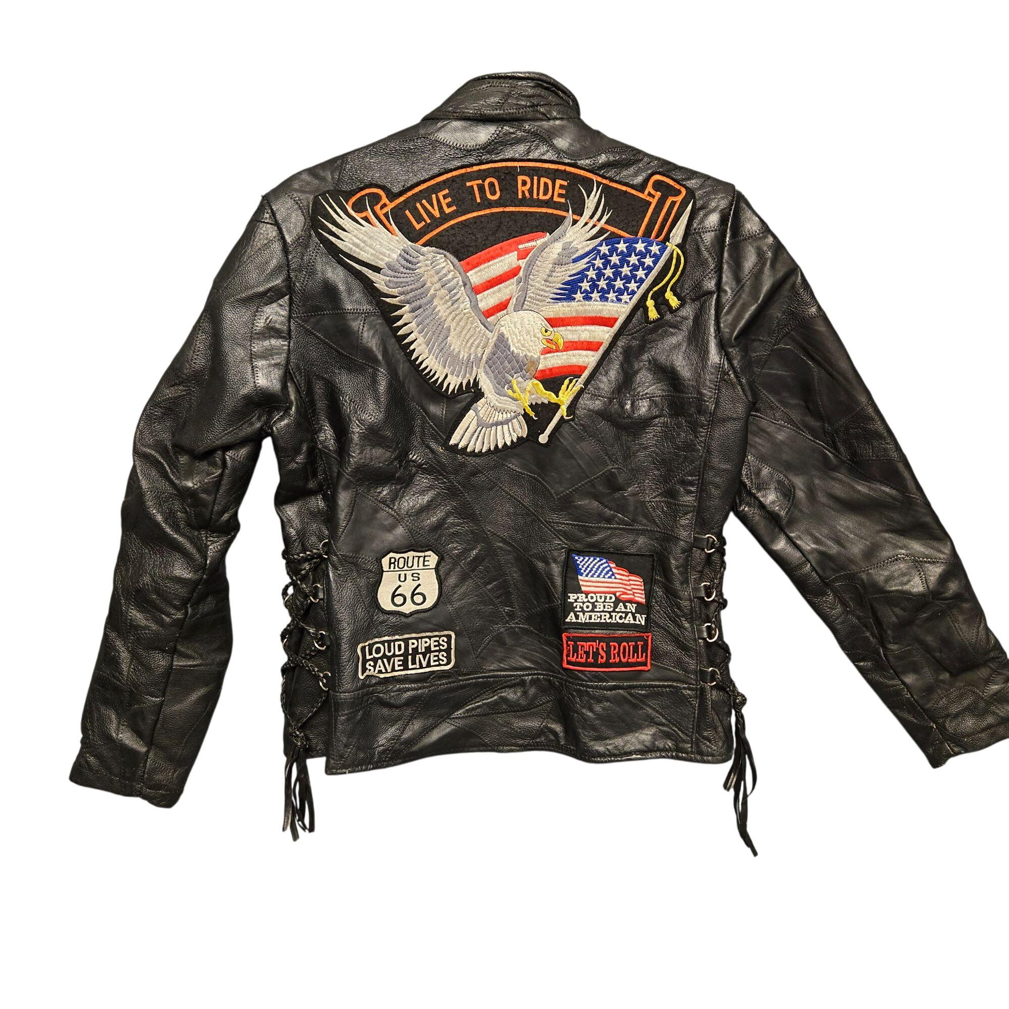 Leather Patchwork Coat Ireland