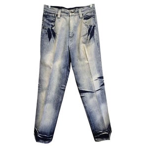 Y2k Bleached Jeans - Etsy