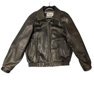 Grunge Leather Jacket - Etsy