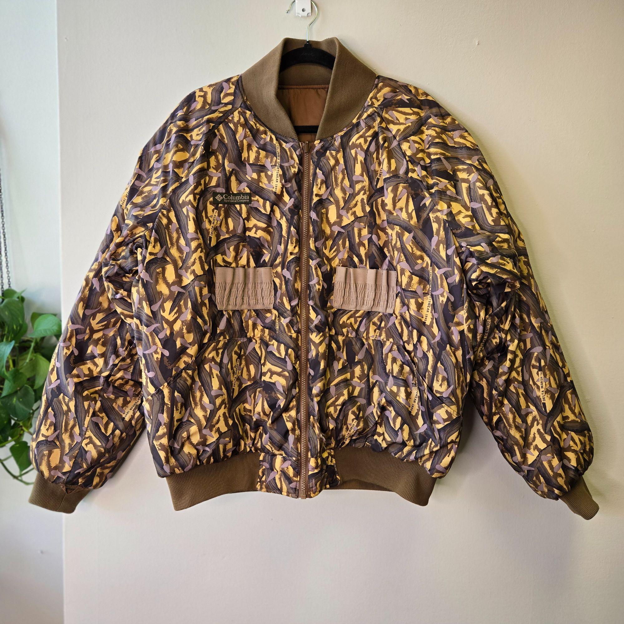 ◎90s Columbia Delta Marsh 1995 jacket Columbia Sportswear 1995 Delta Marsh Camo Hunting Jacket Sz