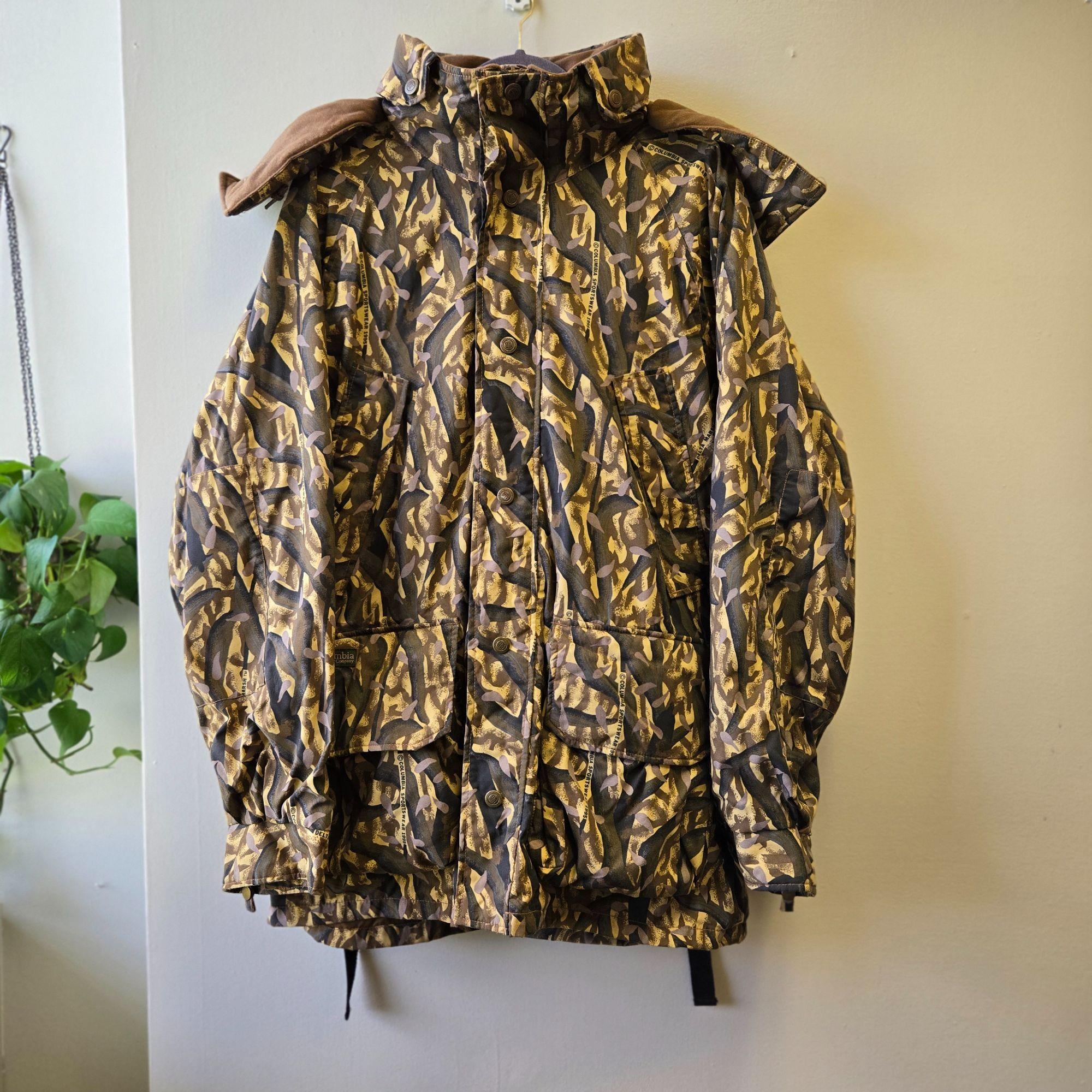 ◎90s Columbia Delta Marsh 1995 jacket Columbia Sportswear 1995 Delta Marsh Camo Hunting Jacket Sz