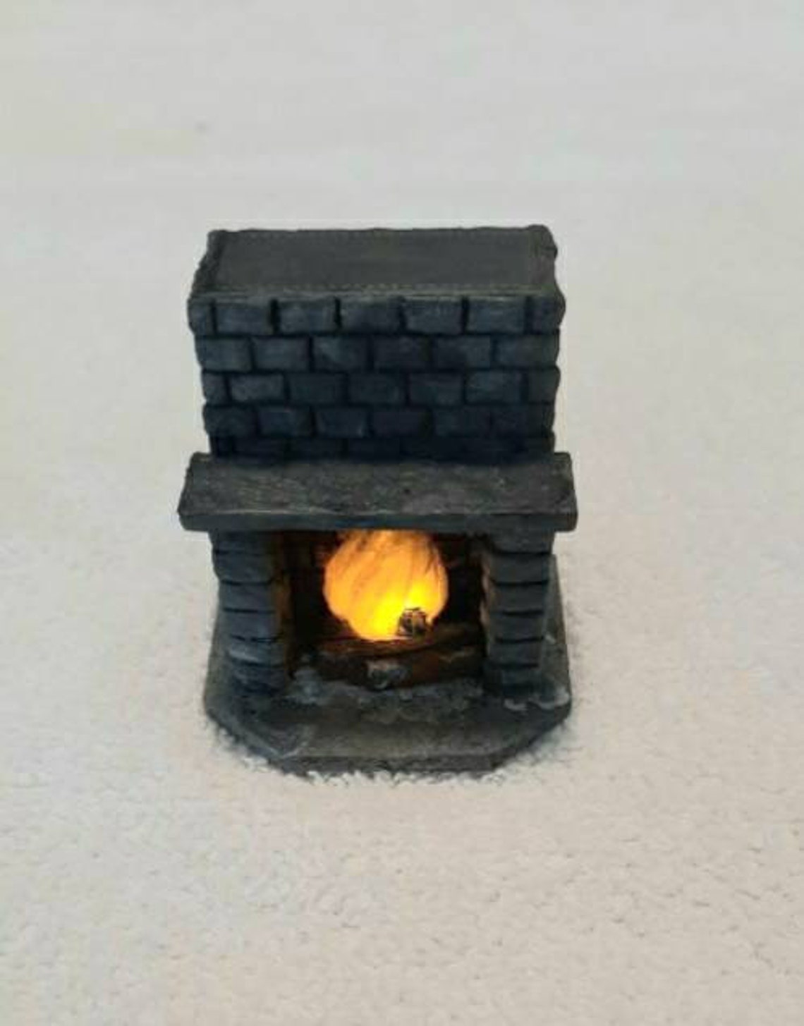 3d Printed Flickering Fireplace 28mm Multiple Sizes - Etsy