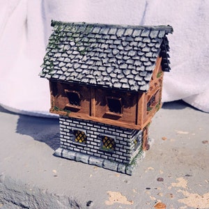 3D Printed Two Story Cottage 28mm Compatible - Painted Available