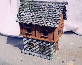 3D Printed Two Story Cottage 28mm Compatible - Painted Available