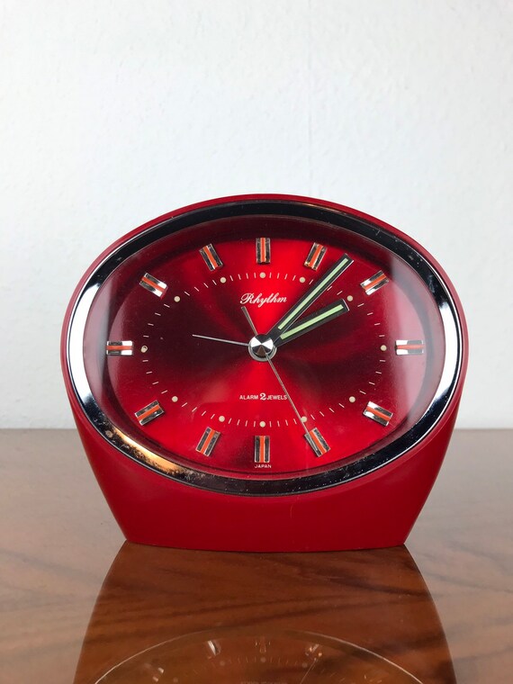 60s Table Clock Space Age Table Clock from Japan Nippon Design Alarm