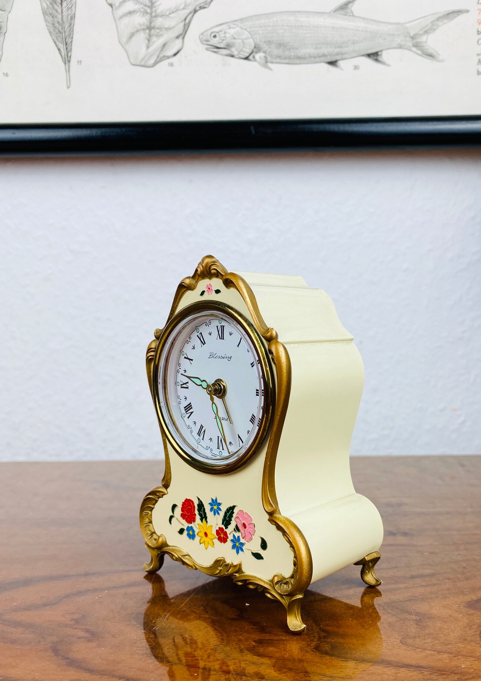 Very Traditional BLESSING Alarm Clock Table Clock With Etsy