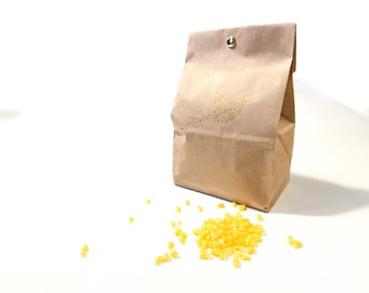 100% Organic Food-Grade Beeswax Pellets - Perfect for Cosmetics, Candles, Beeswax Wraps & DIY Crafts